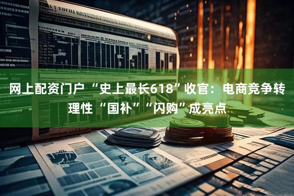 网上配资门户 “史上最长618”收官：电商竞争转理性 “国补”“闪购”成亮点